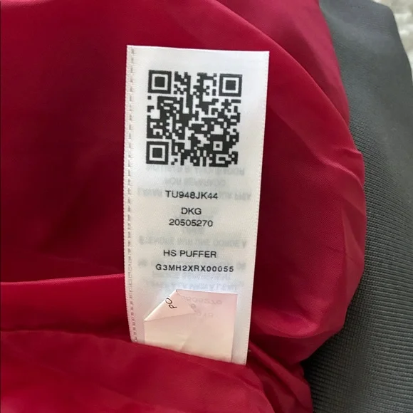 True Religion Gray and Red Kids Puffer Jacket - Picture 5 of 10